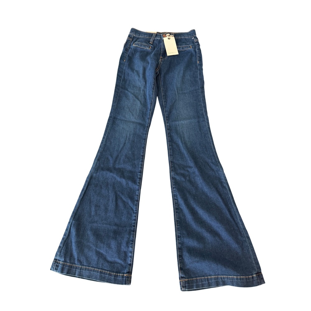 Joie Jeans Nouveau Flare Dark Wash High Rise Denim Size 23 NWT Made in USA